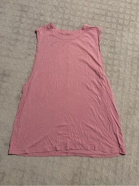 Lululemon All Yours Tank Top Size 10 Dew Pink